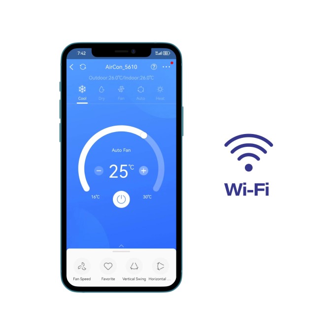 Mobilná klimatizácia Olimpia Splendid Dolceclima Air Pro 13 A+ Wi-Fi